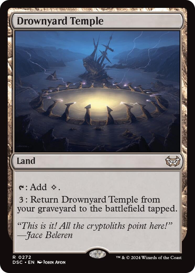 Image for Drownyard Temple (272) (Commander: Duskmourn: House of Horror) - Magic: The Gathering