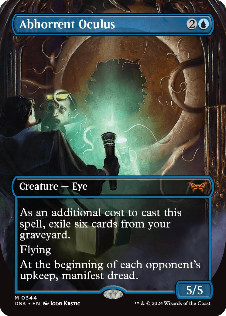 Image for Abhorrent Oculus (Borderless) (344) (Duskmourn: House of Horror) - Magic: The Gathering