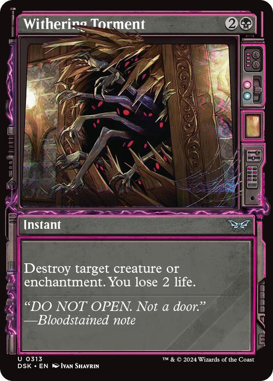 Image for Withering Torment (Showcase) (313) (Duskmourn: House of Horror) - Magic: The Gathering
