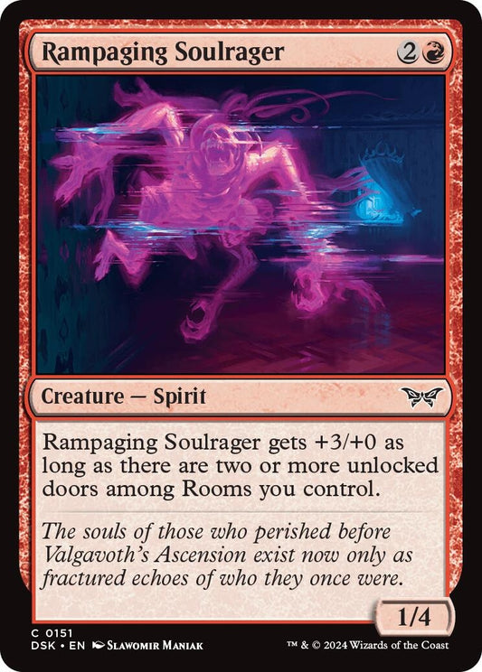 Image for Rampaging Soulrager (151) (Duskmourn: House of Horror) - Magic: The Gathering