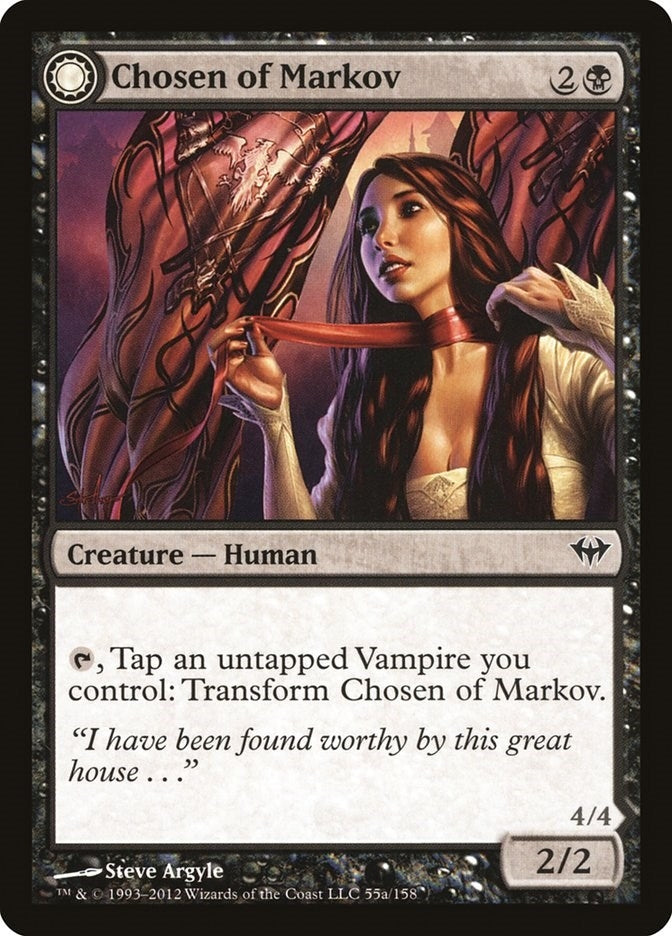 Image for Chosen of Markov (55) (Dark Ascension) - Magic: The Gathering