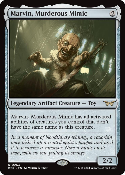 Image for Marvin, Murderous Mimic (253) (Duskmourn: House of Horror) - Magic: The Gathering