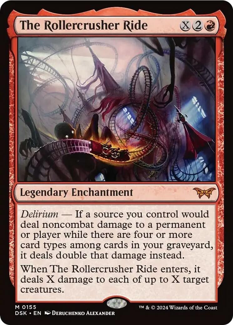 Image for The Rollercrusher Ride (0155) (155) (Duskmourn: House of Horror) - Magic: The Gathering