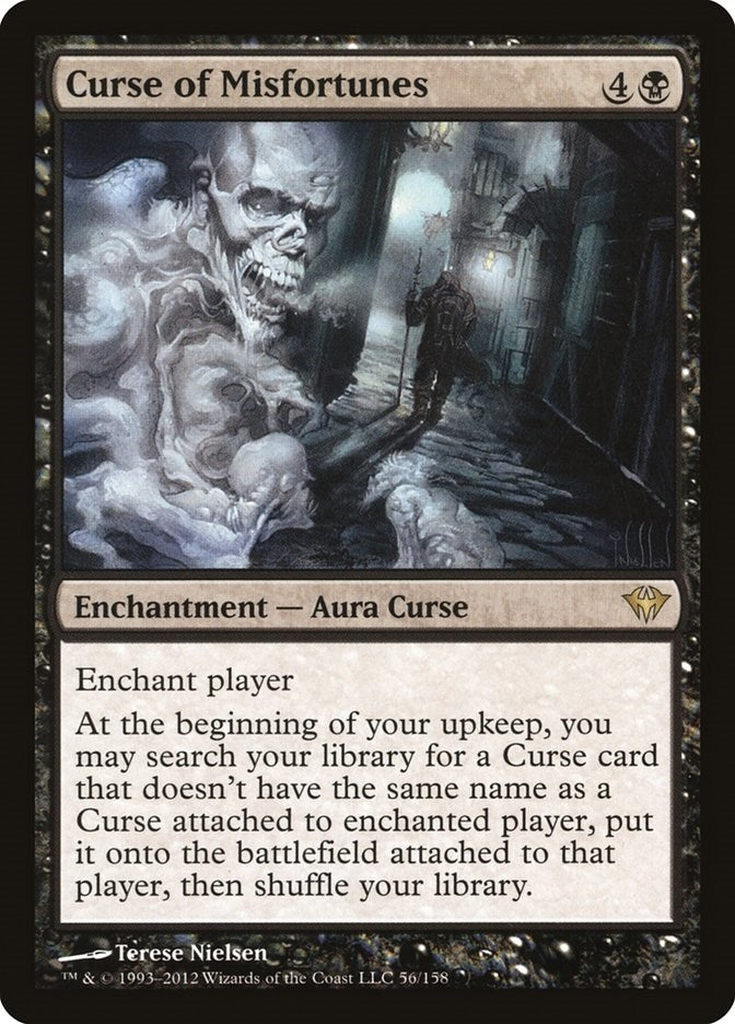 Image for Curse of Misfortunes (56) (Dark Ascension) - Magic: The Gathering