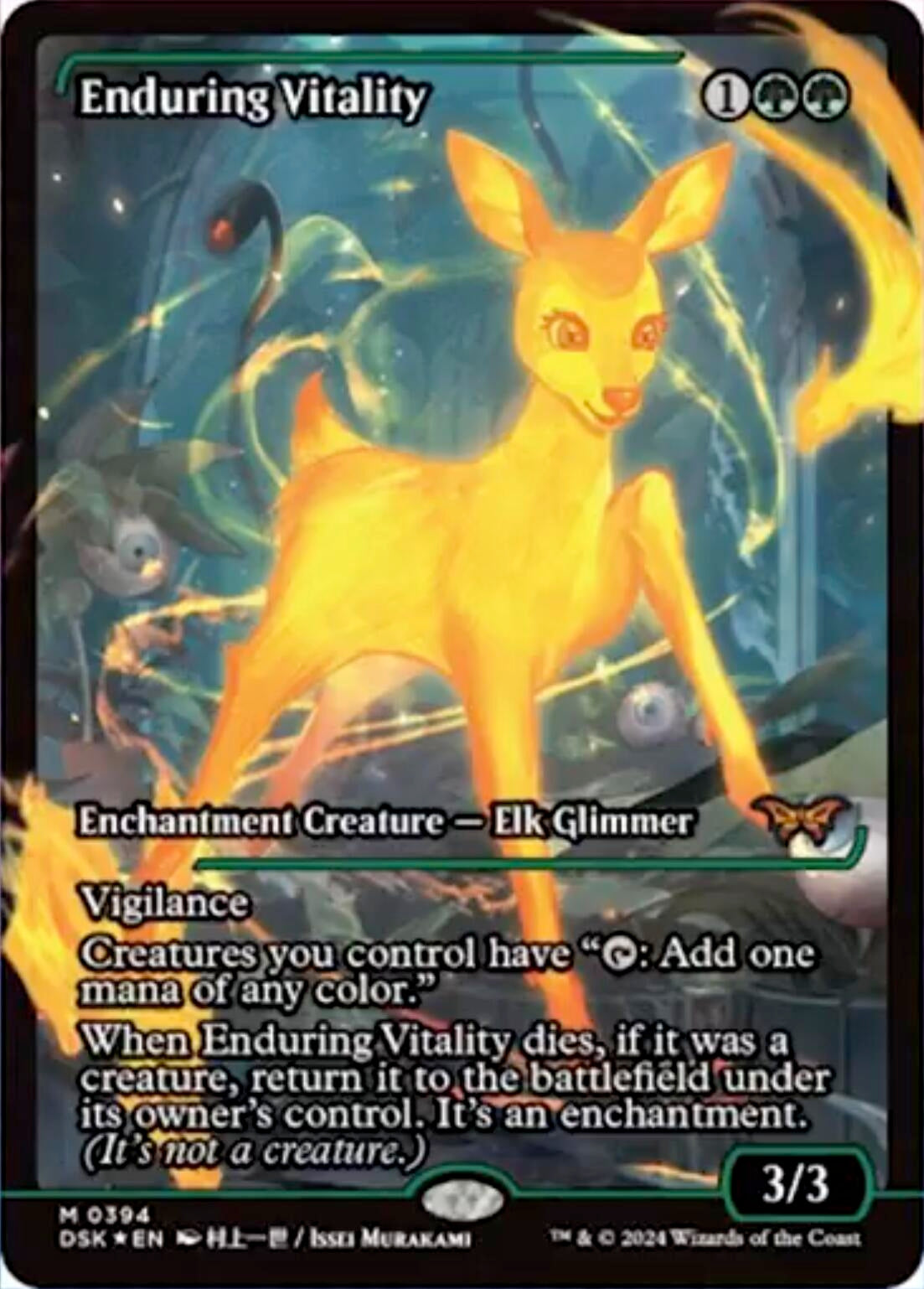 Image for Enduring Vitality (Showcase) (394) (Duskmourn: House of Horror) - Magic: The Gathering