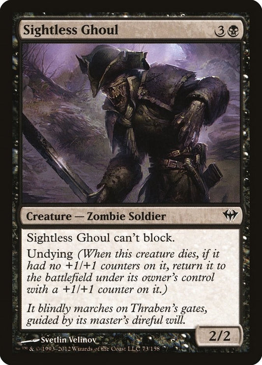 Image for Sightless Ghoul (73) (Dark Ascension) - Magic: The Gathering