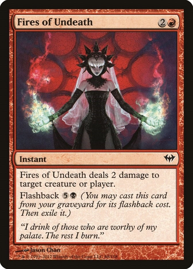 Image for Fires of Undeath (88) (Dark Ascension) - Magic: The Gathering