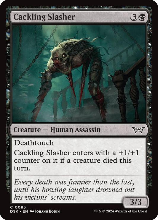 Image for Cackling Slasher (85) (Duskmourn: House of Horror) - Magic: The Gathering