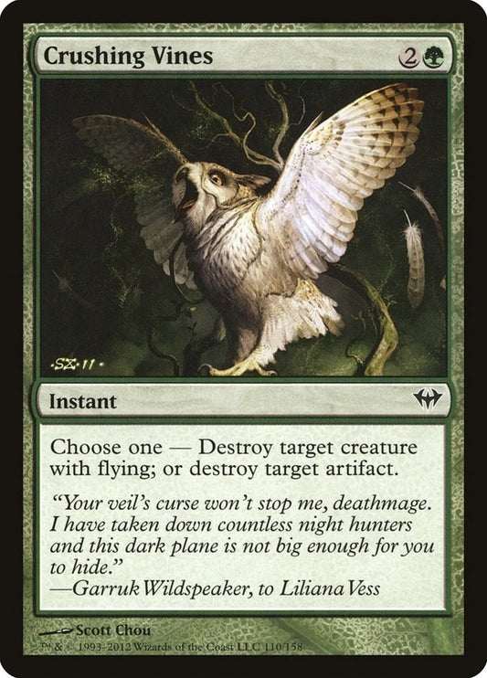 Image for Crushing Vines (110) (Dark Ascension) - Magic: The Gathering