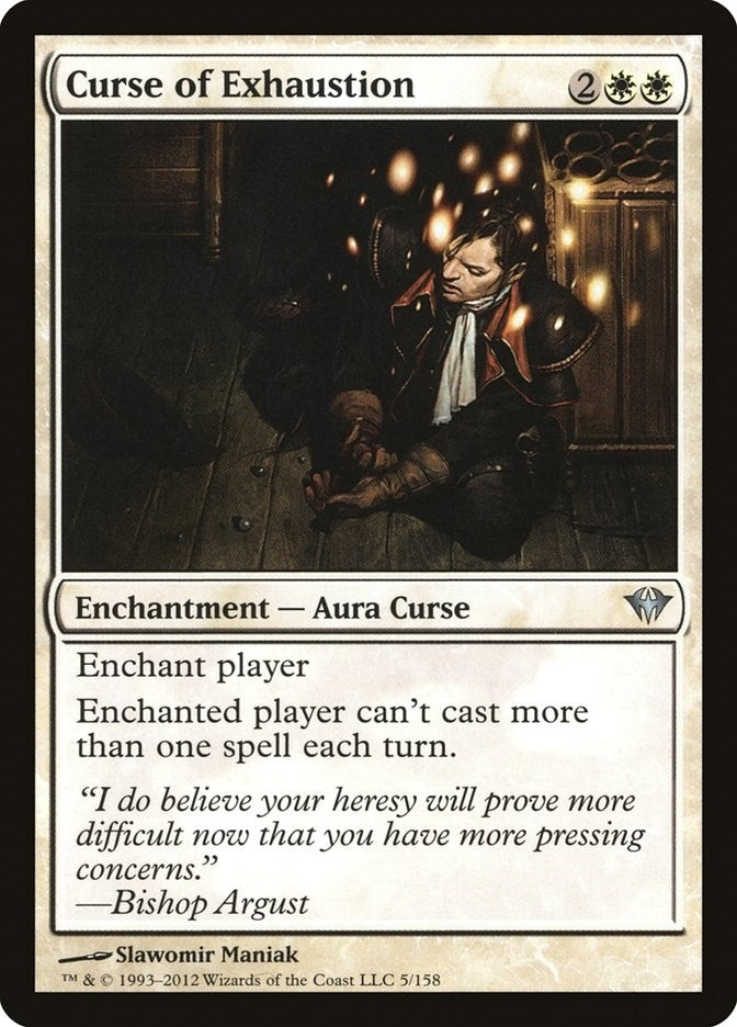 Image for Curse of Exhaustion (5) (Dark Ascension) - Magic: The Gathering