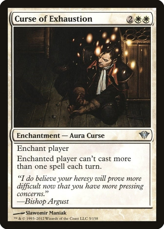 Image for Curse of Exhaustion (5) (Dark Ascension) - Magic: The Gathering