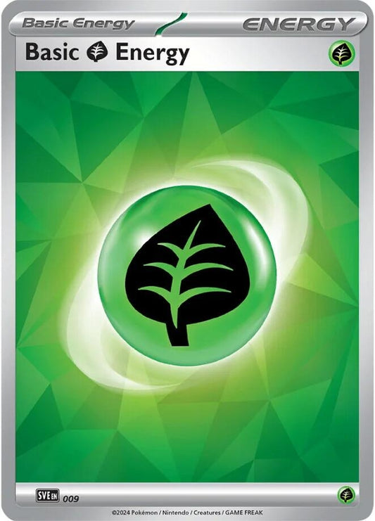 Image for Basic Grass Energy (009) (SV07: Stellar Crown) - Pokemon