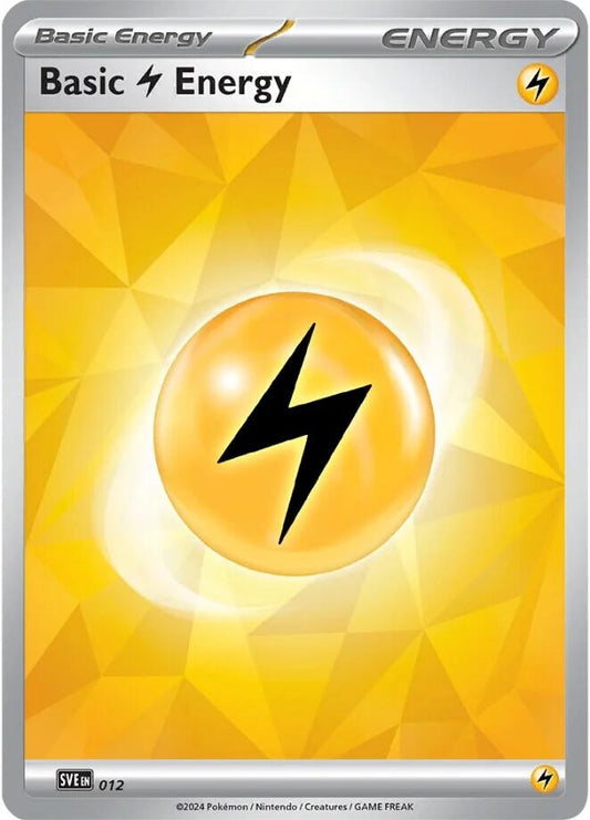 Image for Basic Lightning Energy (012) (SV07: Stellar Crown) - Pokemon