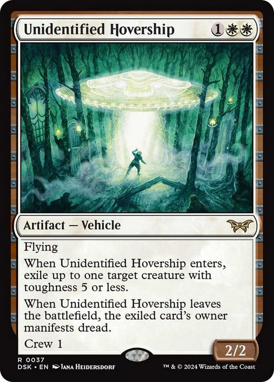 Image for Unidentified Hovership (37) (Duskmourn: House of Horror) - Magic: The Gathering