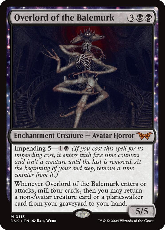 Image for Overlord of the Balemurk (113) (Duskmourn: House of Horror) - Magic: The Gathering
