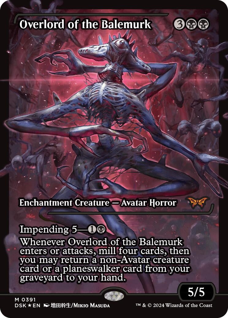 Image for Overlord of the Balemurk (Showcase) (391) (Duskmourn: House of Horror) - Magic: The Gathering