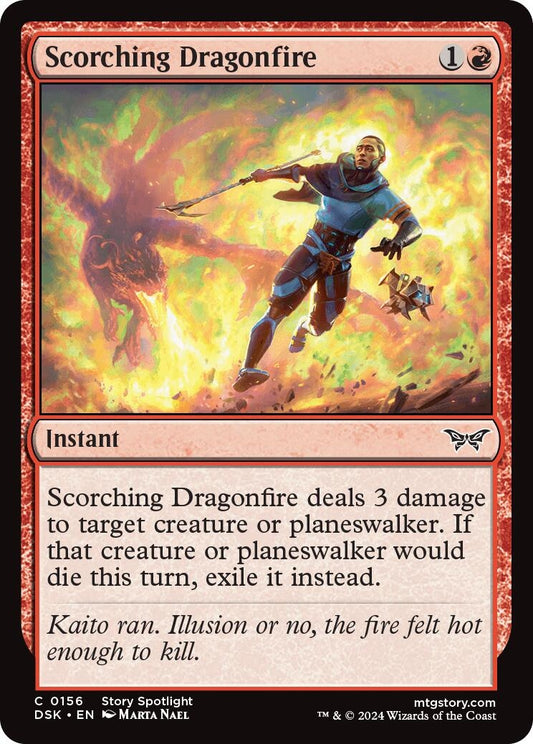 Image for Scorching Dragonfire (156) (Duskmourn: House of Horror) - Magic: The Gathering