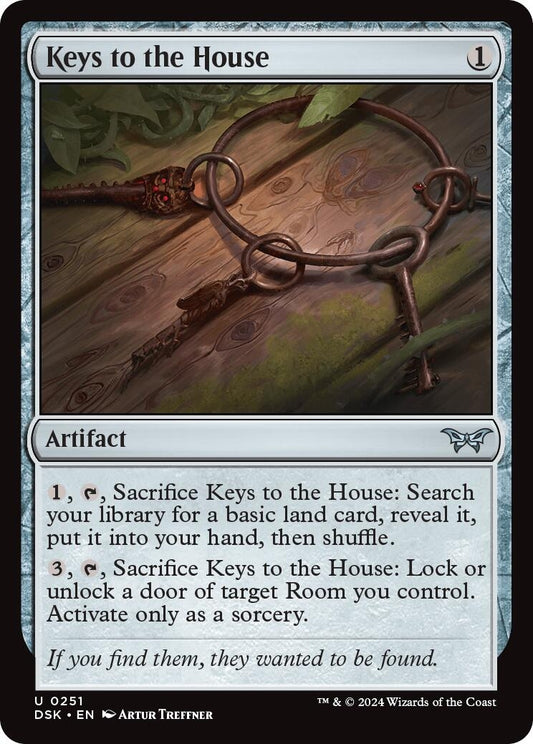 Image for Keys to the House (251) (Duskmourn: House of Horror) - Magic: The Gathering