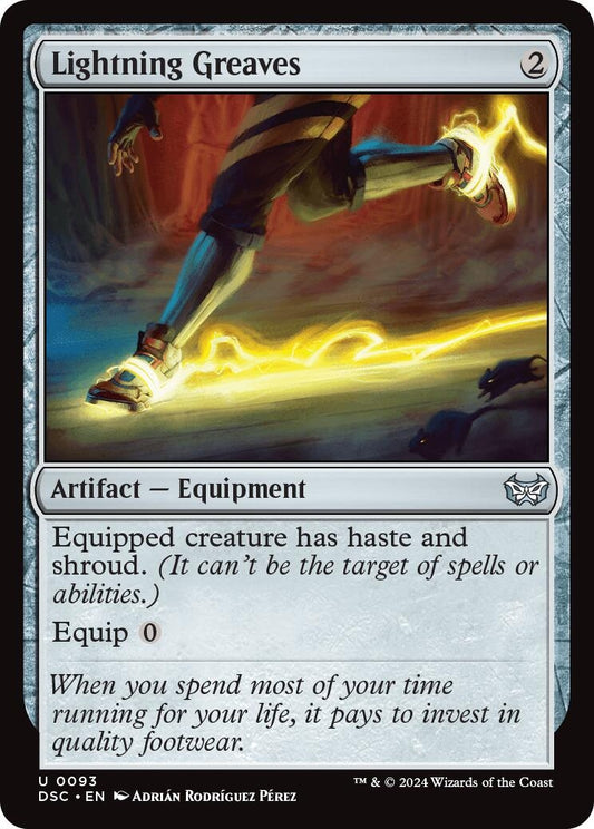 Image for Lightning Greaves (93) (Commander: Duskmourn: House of Horror) - Magic: The Gathering