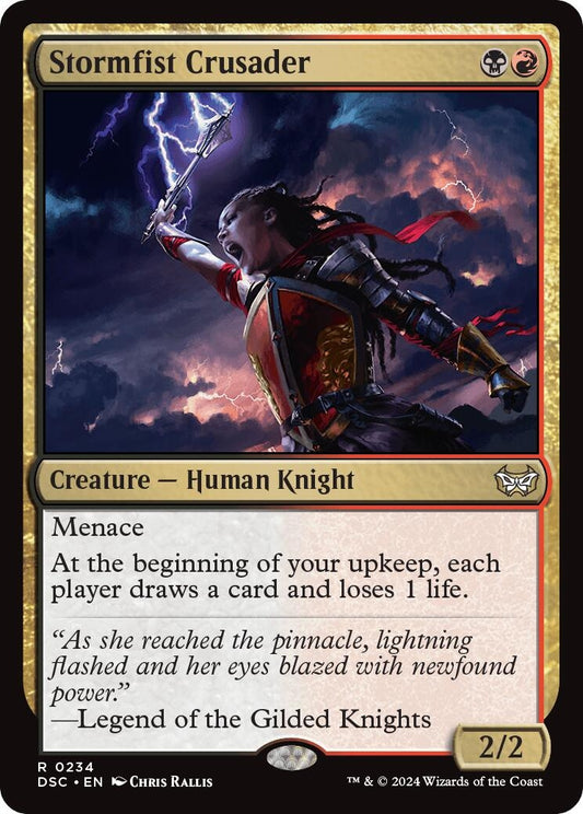 Image for Stormfist Crusader (234) (Commander: Duskmourn: House of Horror) - Magic: The Gathering