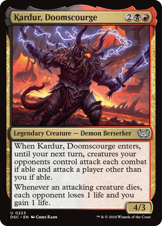 Image for Kardur, Doomscourge (223) (Commander: Duskmourn: House of Horror) - Magic: The Gathering