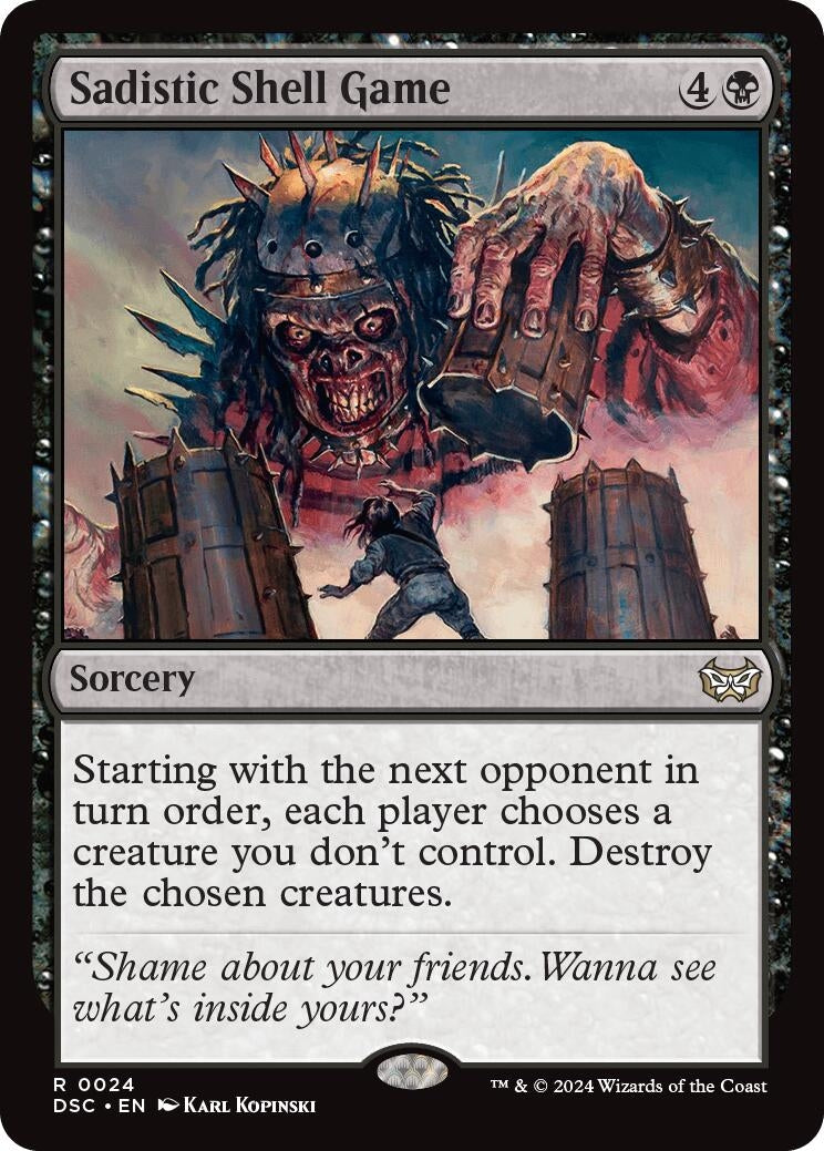 Image for Sadistic Shell Game (24) (Commander: Duskmourn: House of Horror) - Magic: The Gathering