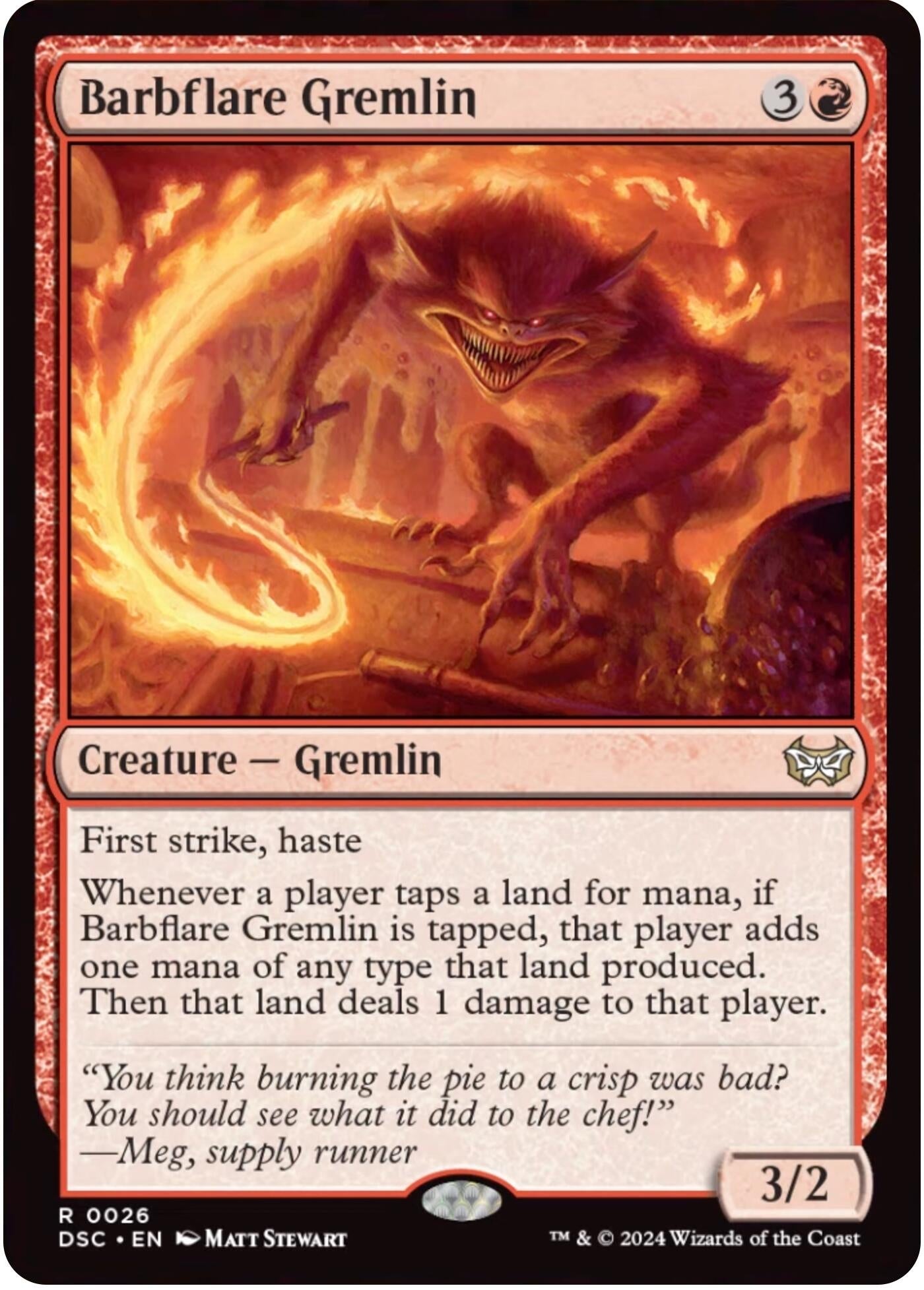 Image for Barbflare Gremlin (26) (Commander: Duskmourn: House of Horror) - Magic: The Gathering