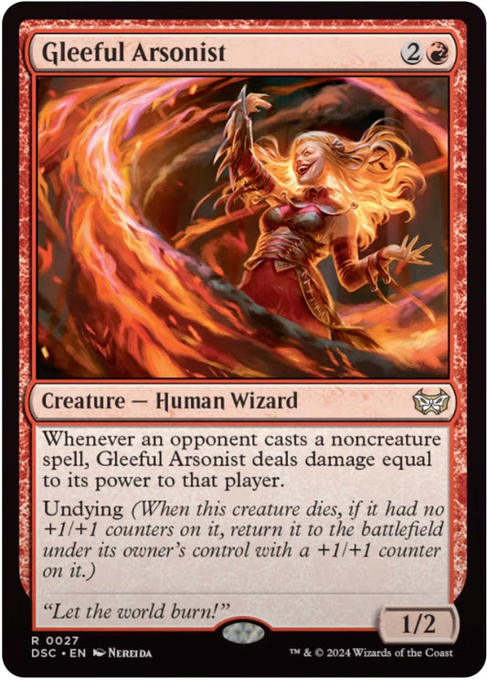 Image for Gleeful Arsonist (27) (Commander: Duskmourn: House of Horror) - Magic: The Gathering