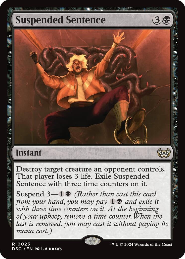 Image for Suspended Sentence (25) (Commander: Duskmourn: House of Horror) - Magic: The Gathering