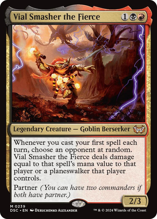 Image for Vial Smasher the Fierce (239) (Commander: Duskmourn: House of Horror) - Magic: The Gathering