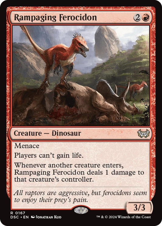 Image for Rampaging Ferocidon (167) (Commander: Duskmourn: House of Horror) - Magic: The Gathering