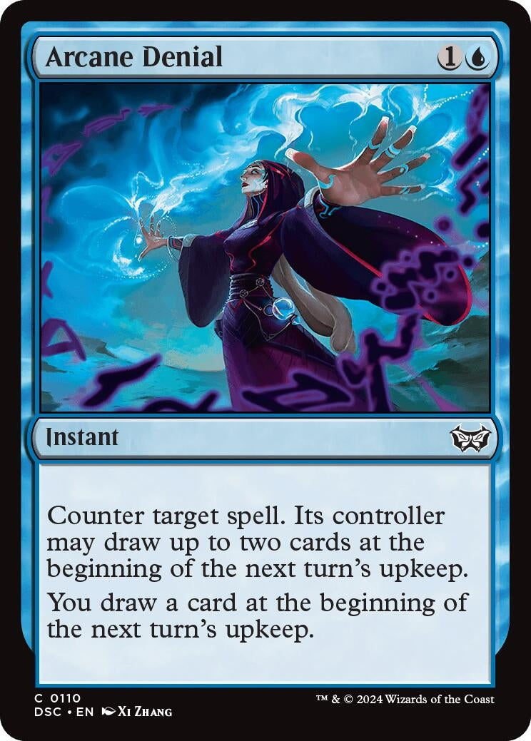 Image for Arcane Denial (110) (Commander: Duskmourn: House of Horror) - Magic: The Gathering