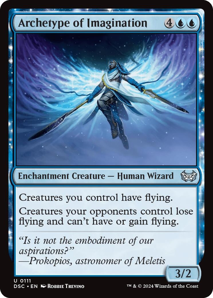Image for Archetype of Imagination (111) (Commander: Duskmourn: House of Horror) - Magic: The Gathering