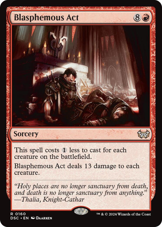 Image for Blasphemous Act (160) (Commander: Duskmourn: House of Horror) - Magic: The Gathering