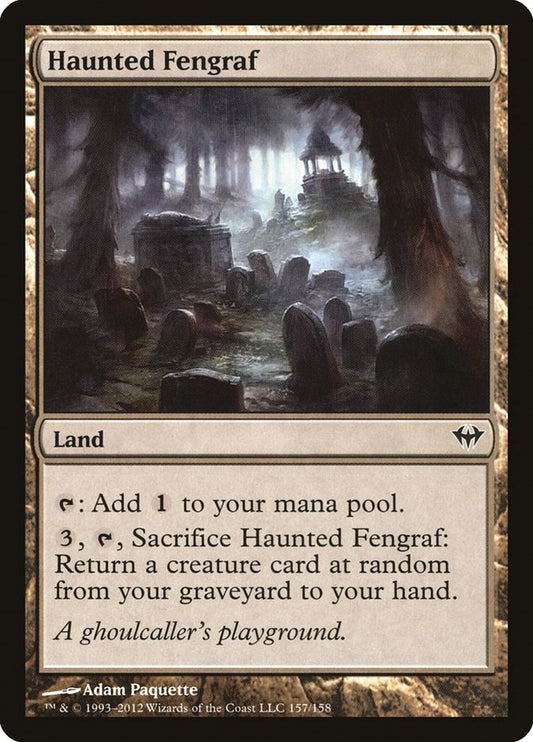 Image for Haunted Fengraf (157) (Dark Ascension) - Magic: The Gathering
