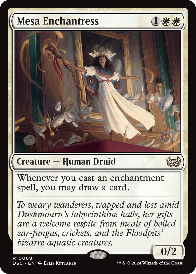 Image for Mesa Enchantress (68) (Commander: Duskmourn: House of Horror) - Magic: The Gathering