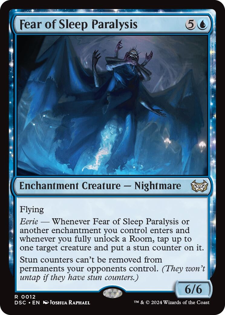 Image for Fear of Sleep Paralysis (12) (Commander: Duskmourn: House of Horror) - Magic: The Gathering