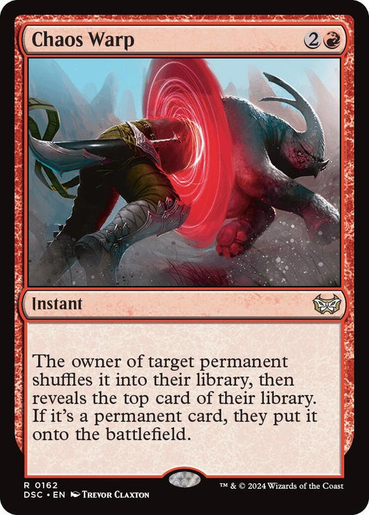 Image for Chaos Warp (162) (Commander: Duskmourn: House of Horror) - Magic: The Gathering