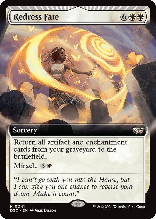 Image for Redress Fate (Extended Art) (41) (Commander: Duskmourn: House of Horror) - Magic: The Gathering