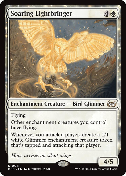 Image for Soaring Lightbringer (11) (Commander: Duskmourn: House of Horror) - Magic: The Gathering