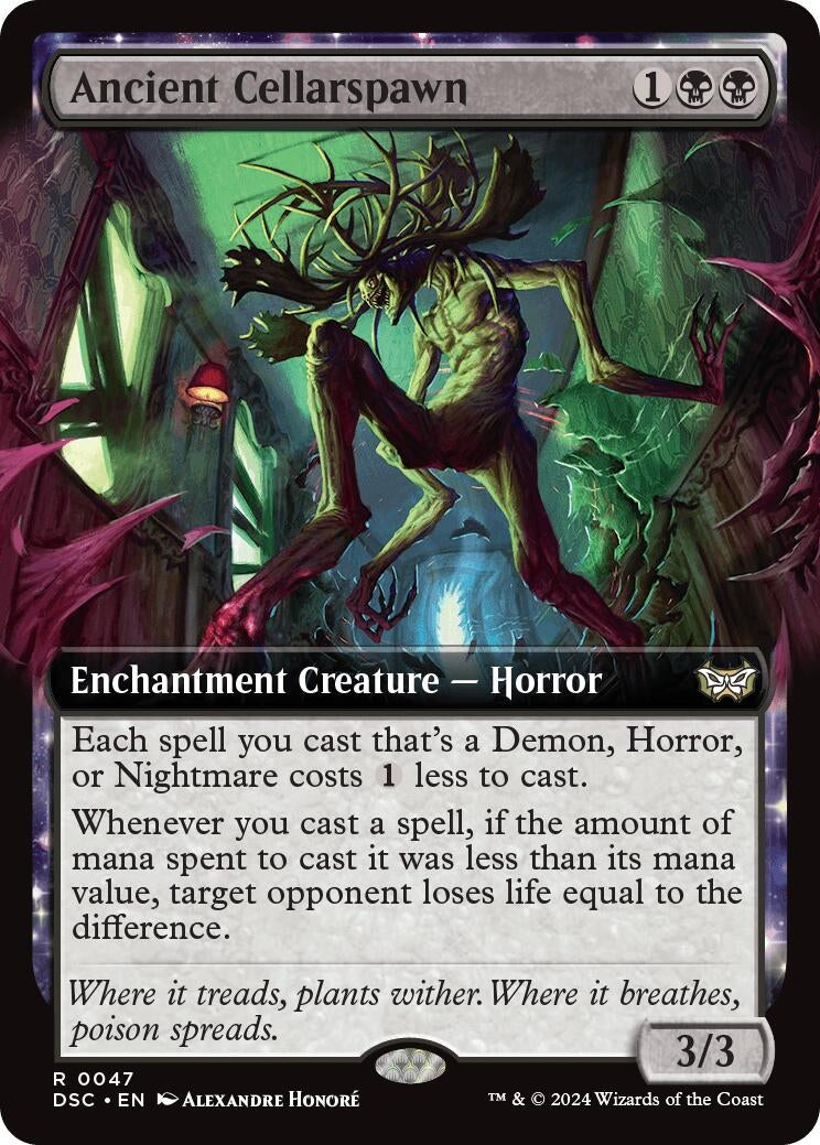 Image for Ancient Cellarspawn (Extended Art) (47) (Commander: Duskmourn: House of Horror) - Magic: The Gathering