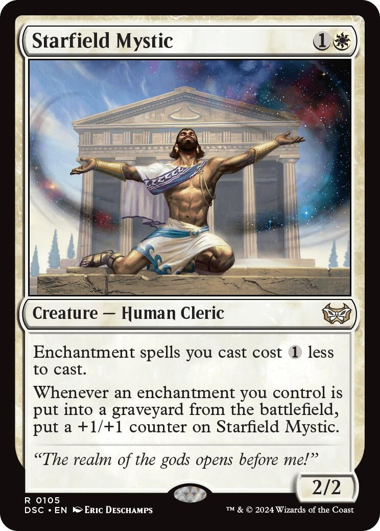 Image for Starfield Mystic (105) (Commander: Duskmourn: House of Horror) - Magic: The Gathering