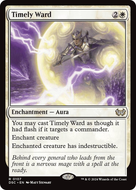 Image for Timely Ward (107) (Commander: Duskmourn: House of Horror) - Magic: The Gathering