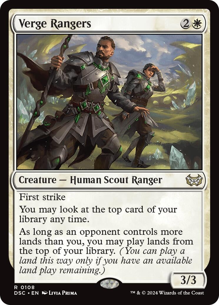 Image for Verge Rangers (108) (Commander: Duskmourn: House of Horror) - Magic: The Gathering