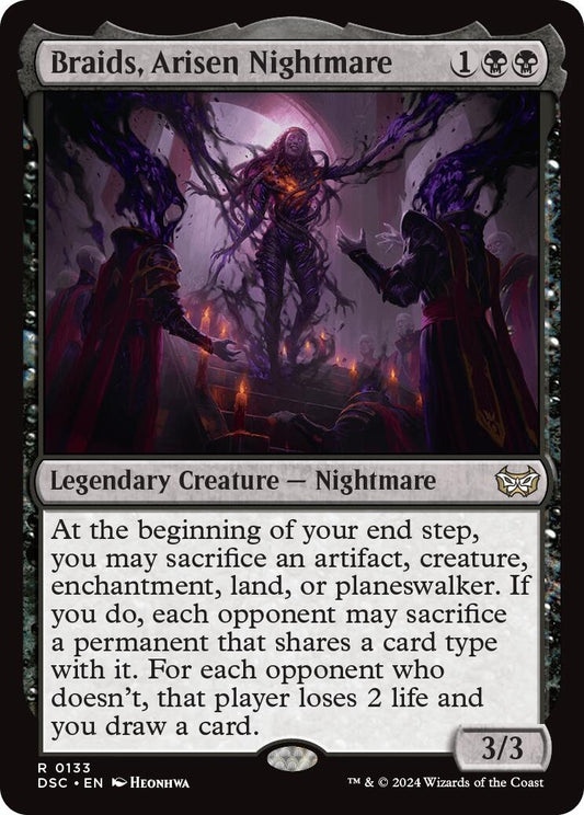 Image for Braids, Arisen Nightmare (133) (Commander: Duskmourn: House of Horror) - Magic: The Gathering