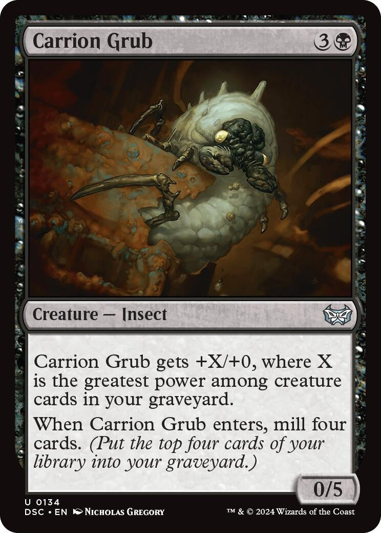Image for Carrion Grub (134) (Commander: Duskmourn: House of Horror) - Magic: The Gathering