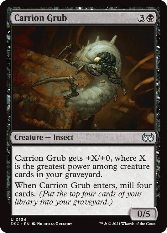 Image for Carrion Grub (134) (Commander: Duskmourn: House of Horror) - Magic: The Gathering