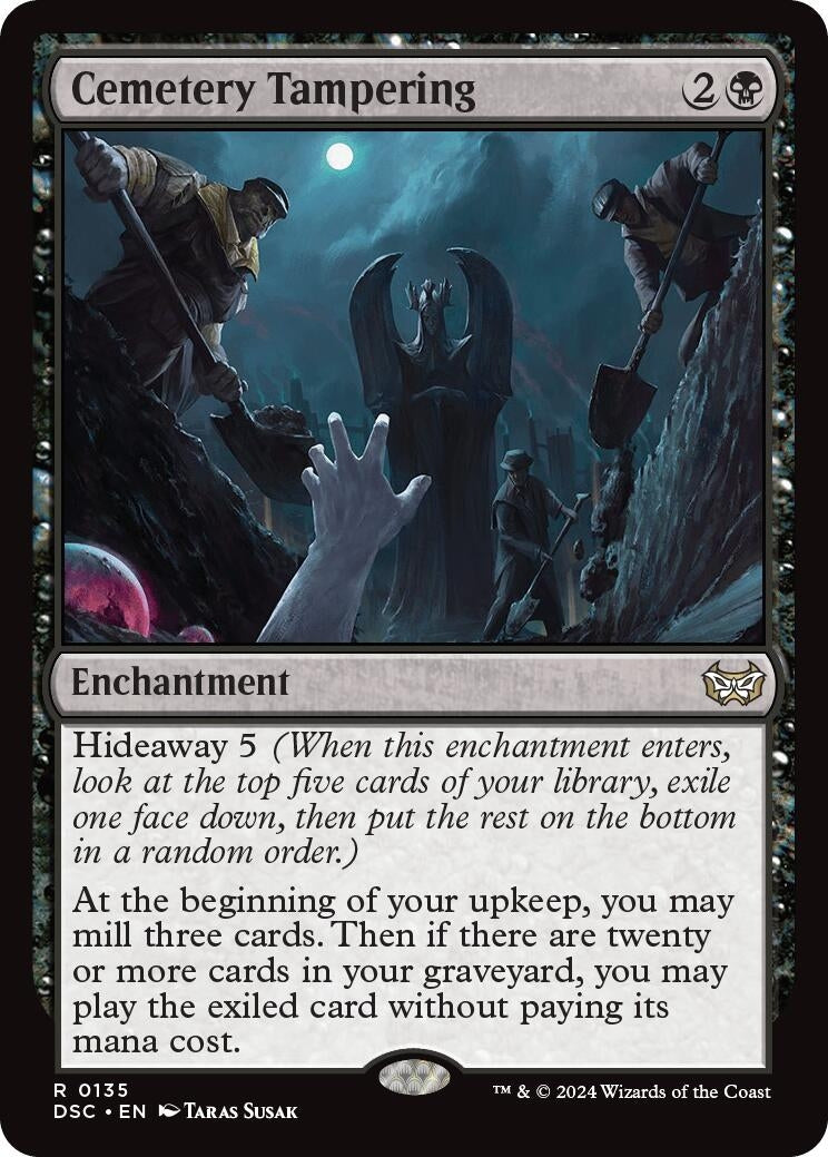 Image for Cemetery Tampering (135) (Commander: Duskmourn: House of Horror) - Magic: The Gathering