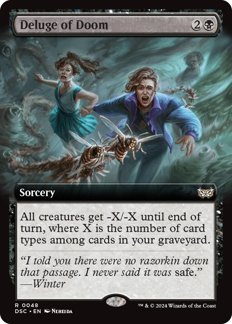 Image for Deluge of Doom (Extended Art) (48) (Commander: Duskmourn: House of Horror) - Magic: The Gathering