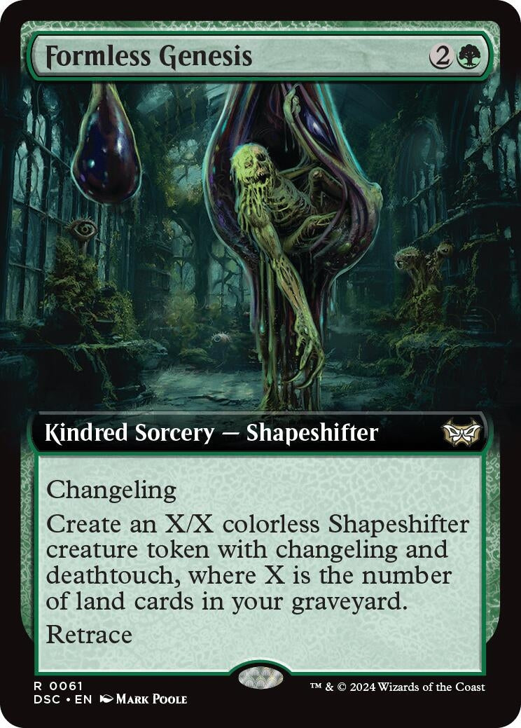 Image for Formless Genesis (Extended Art) (61) (Commander: Duskmourn: House of Horror) - Magic: The Gathering